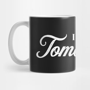 I'll Do It Tomorrow - White on Black Mug